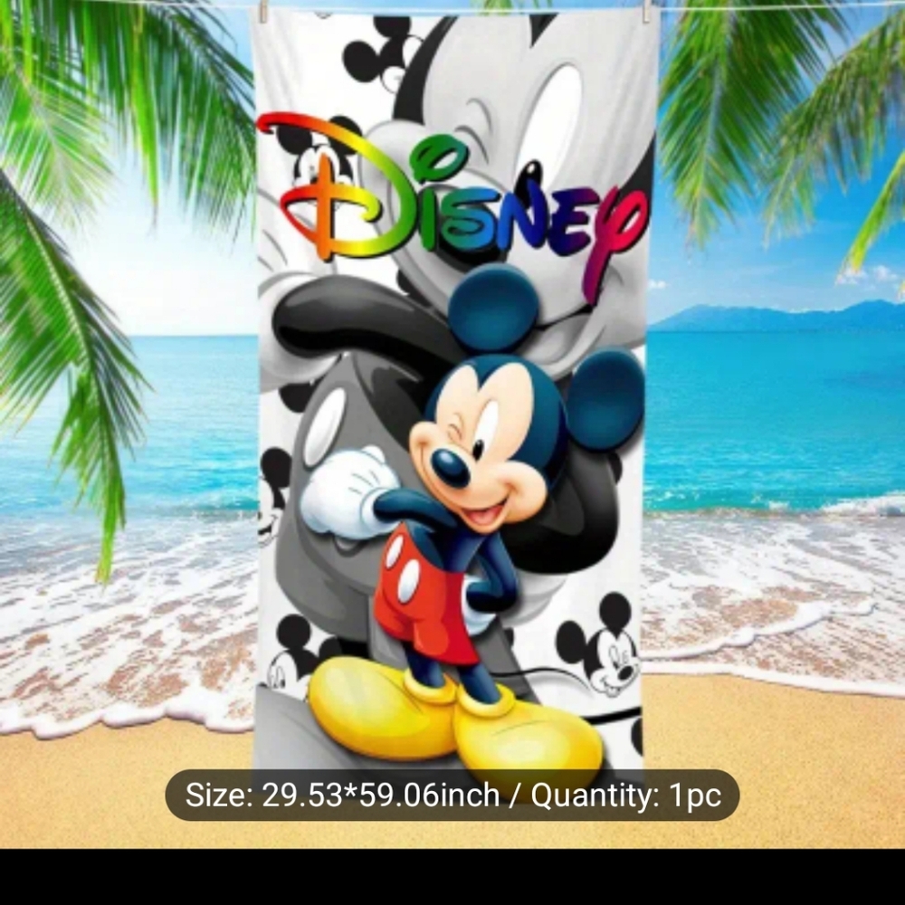 Mickey beach towel